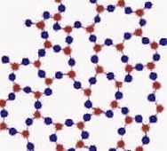 picture of the atomic structure of glass